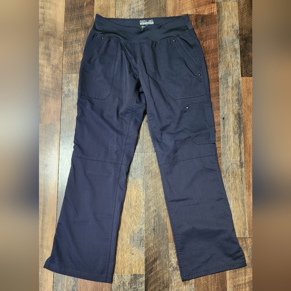 Purple Label Yoga by Healing Hands Scrub Pants size Small Sm